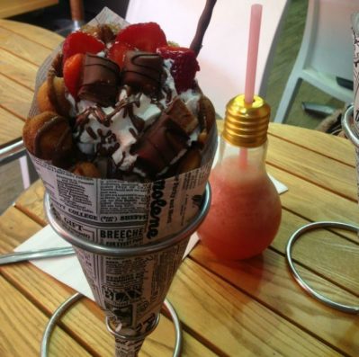 Pour le dessert ? Une bubble waffle