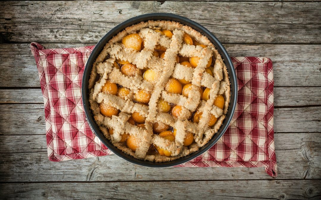 Tarte tatin à l’abricot et au romarin