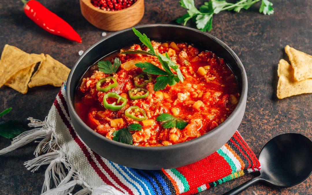 Chili con carne léger, aux haricots rouges et au boeuf haché