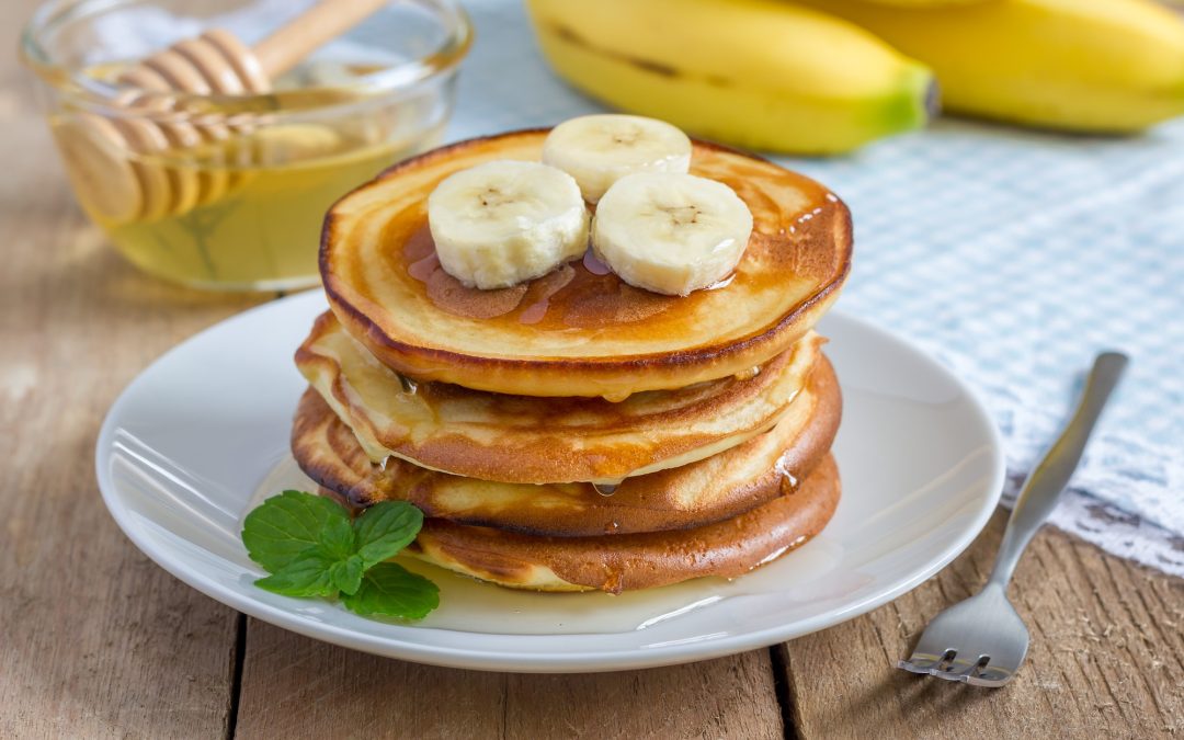 Pancakes à la banane et à la noix de coco