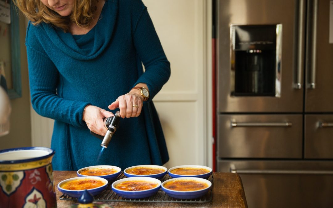 Crème brûlée au miel et à la cardamome